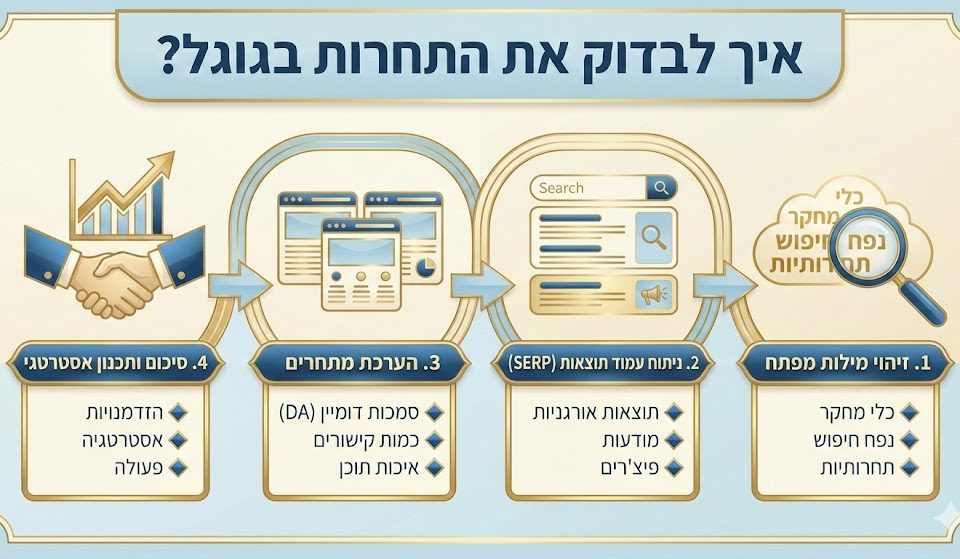 איך לבדוק את התחרות בגוגל